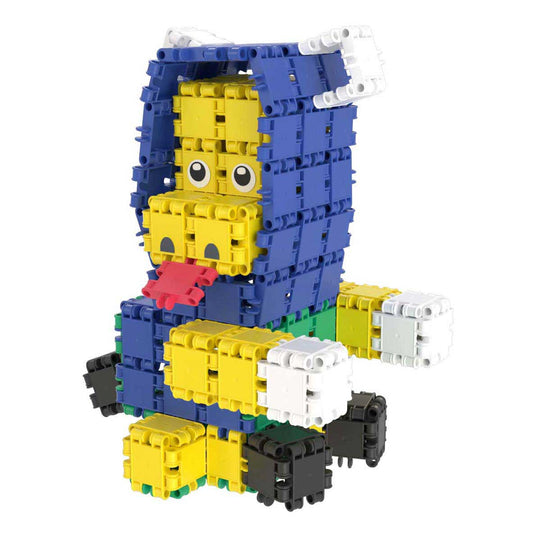Clics build play 10-in-1 bouwblokken– duurzaam speelgoed gemaakt van gerecycleerde kunststof- bouwset 10 in 1 - speelgoed 4,5,6,7,8 jaar jongens en meisjes- educatief speelgoed- montessori speelgoed- constructie speelgoed