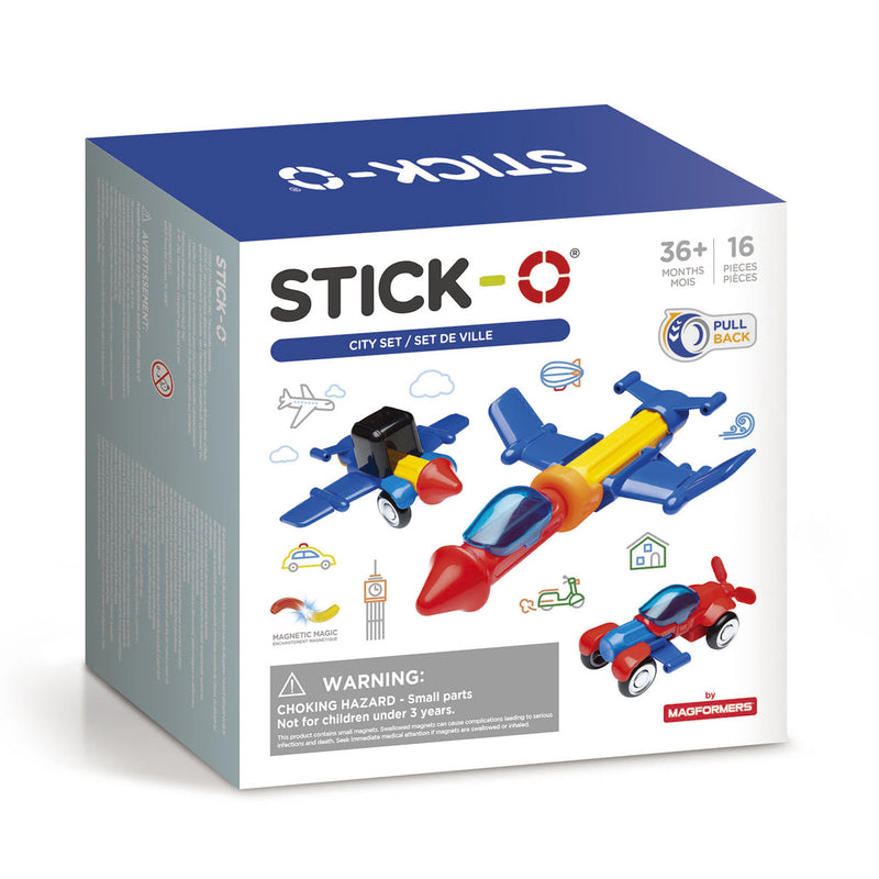 Afbeelding laden in galerijviewer, Stick-o city set, 16dlg.
