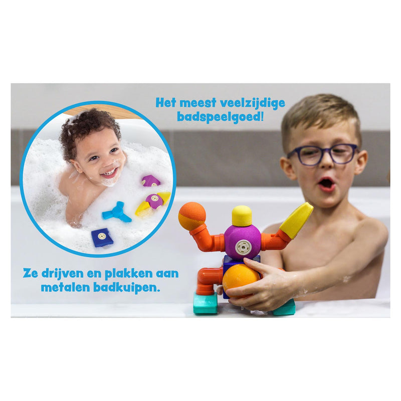 Afbeelding laden in galerijviewer, Blockaroo magnetische foam blokken robot box, 10dlg.
