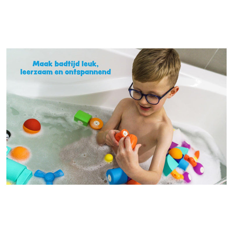 Afbeelding laden in galerijviewer, Blockaroo magnetische foam blokken robot box, 10dlg.
