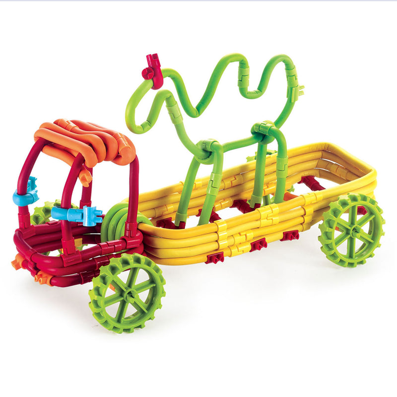 Afbeelding laden in galerijviewer, Clics Spaghetteez 3D Art Flexibele Bouwstaafjes, 100dlg.
