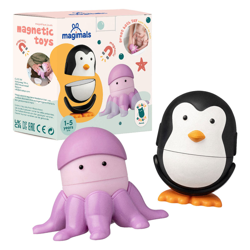 Afbeelding laden in galerijviewer, Clics magimals wibly wobly sealife magnetisch speelgoed
