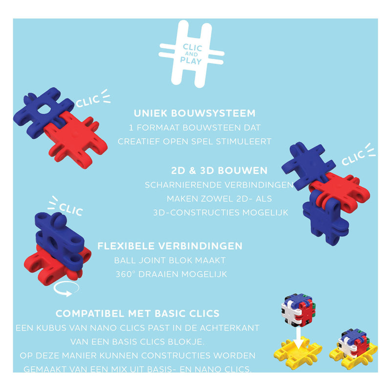 Afbeelding laden in galerijviewer, Clics nano - creative builders, 500dlg.
