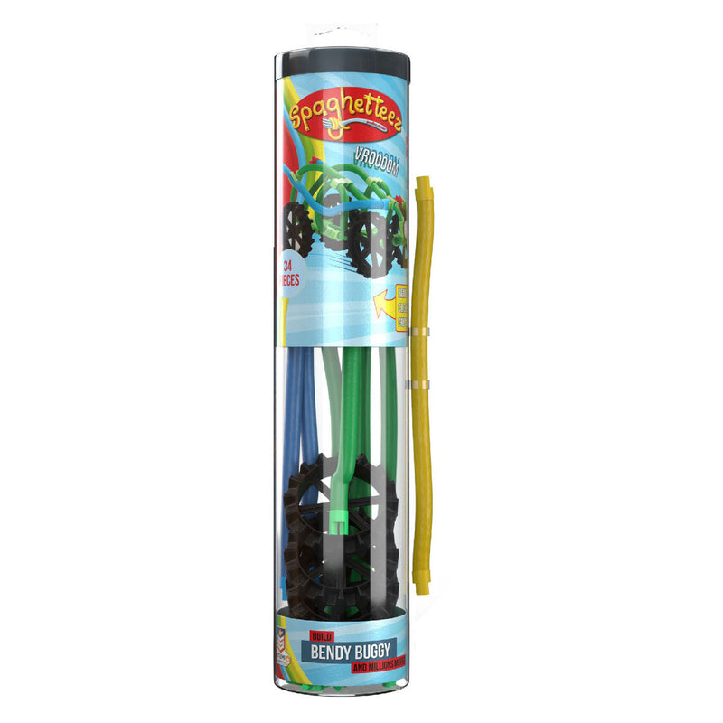 Afbeelding laden in galerijviewer, Clics spaghetteez bendy buggy flexibele bouwstaafjes, 34dlg.
