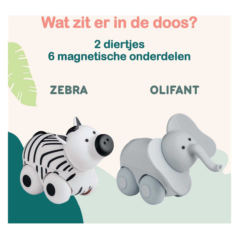 Afbeelding laden in galerijviewer, Clics magimals wheely safari box - 6dlg.
