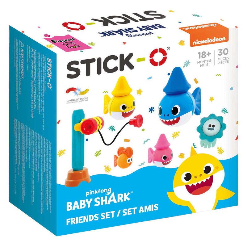 Afbeelding laden in galerijviewer, Stick-o - baby shark friends bouwset - 30dlg.
