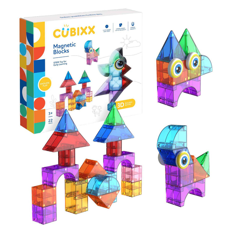 Afbeelding laden in galerijviewer, Clics cubixx magnetische bouwspeelgoed - 22dlg.
