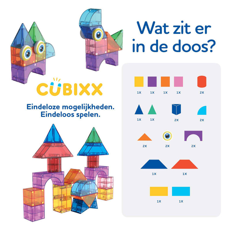 Afbeelding laden in galerijviewer, Clics cubixx magnetische bouwspeelgoed - 22dlg.
