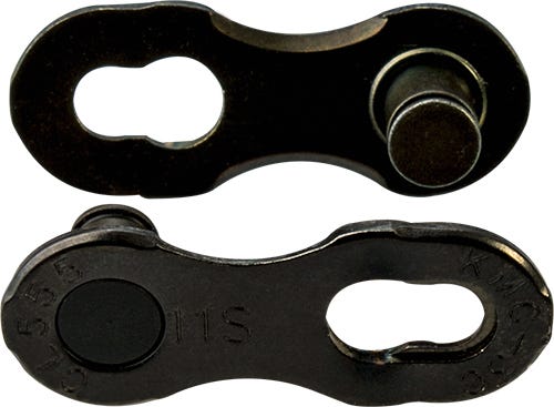 Afbeelding laden in galerijviewer, KMC MissingLink 11 DLC - 5.65mm - ZwartKMC - Fietskettingverbinder
