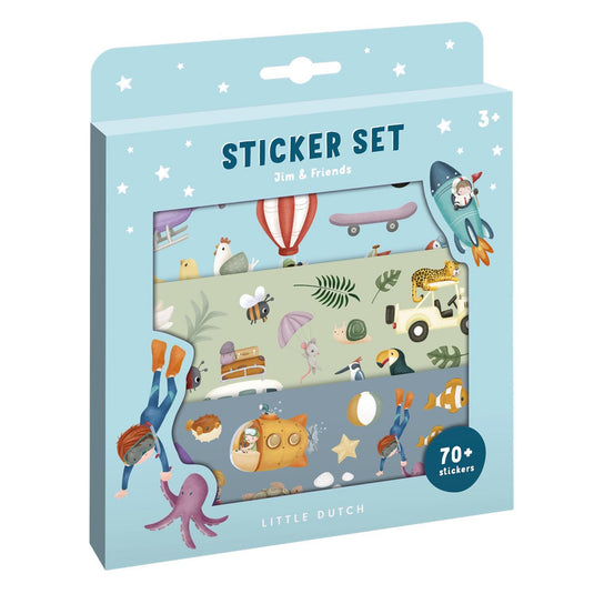 Little dutch jim friends stickerset