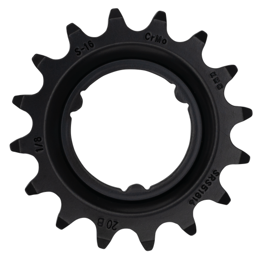 KMC Shimano tandwiel 17t, Chromoly Black