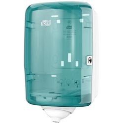 Centrefeeddispenser tork m3 turkoois, wit