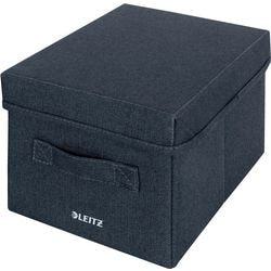 Leitz stoffen opbergdoos met deksel klein, set van 2
