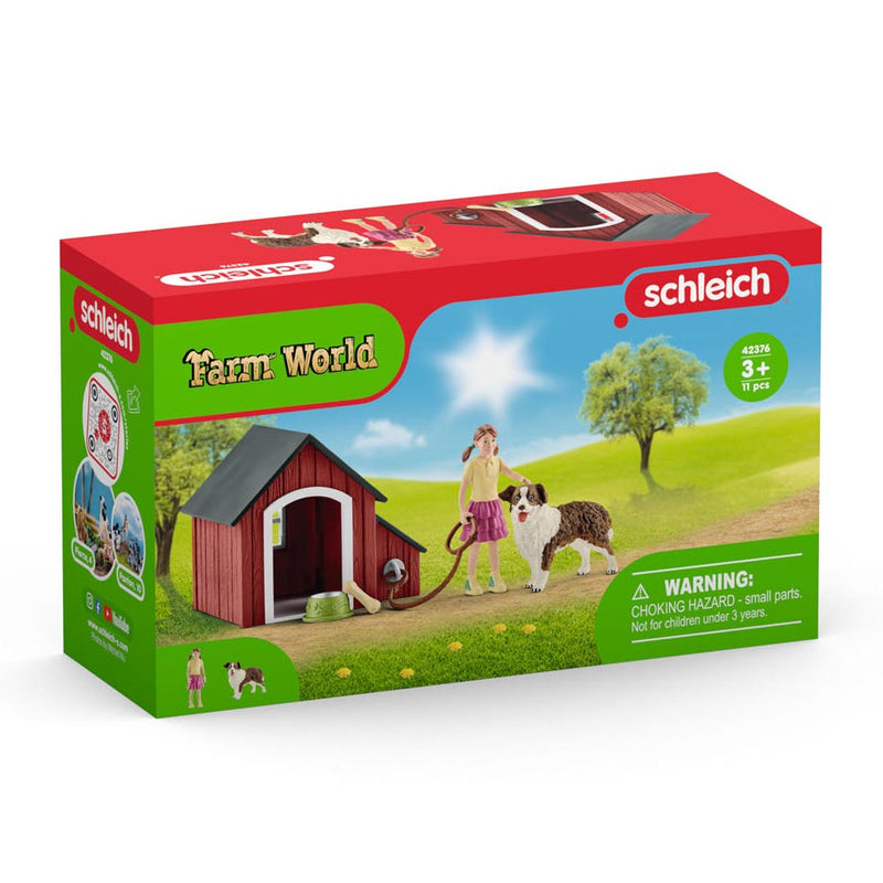 Afbeelding laden in galerijviewer, Schleich FARM WORLD Hondenhok 42376
