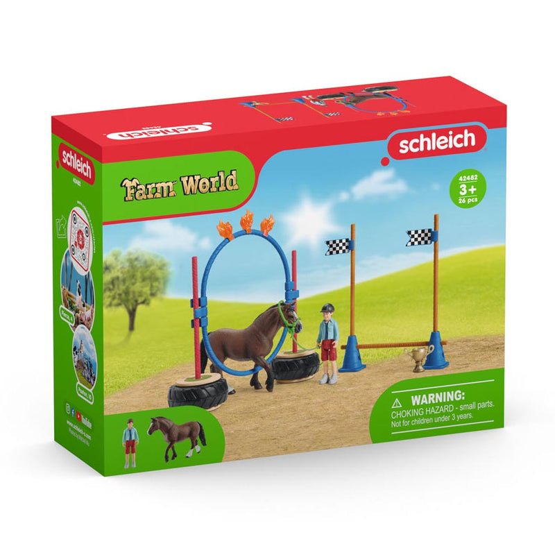 Afbeelding laden in galerijviewer, Schleich HORSE CLUB Pony Behendigheidswedstrijd 42482
