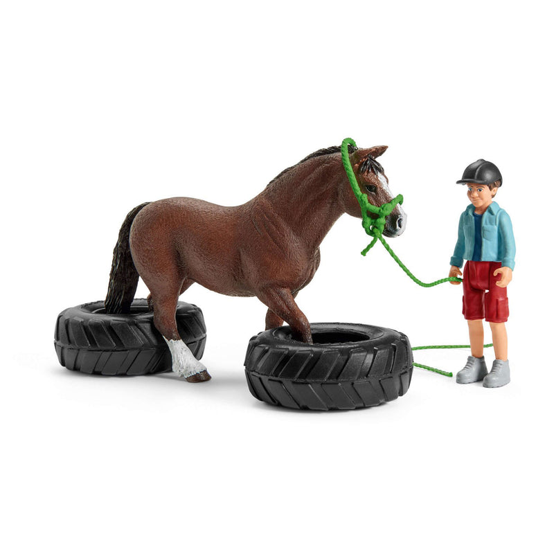 Afbeelding laden in galerijviewer, Schleich HORSE CLUB Pony Behendigheidswedstrijd 42482
