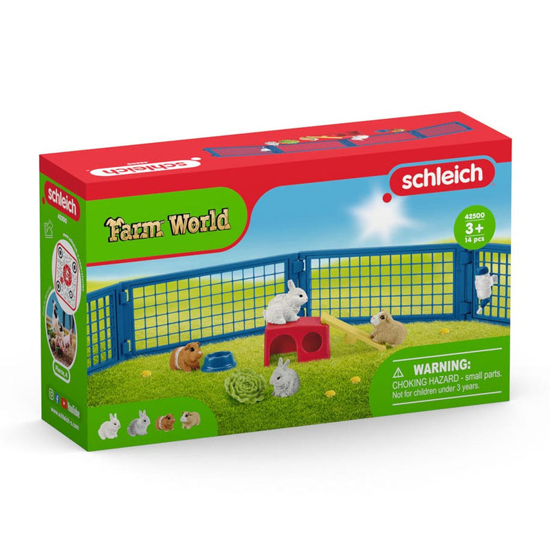 Afbeelding laden in galerijviewer, Schleich farm world konijn- en caviahok 42500
