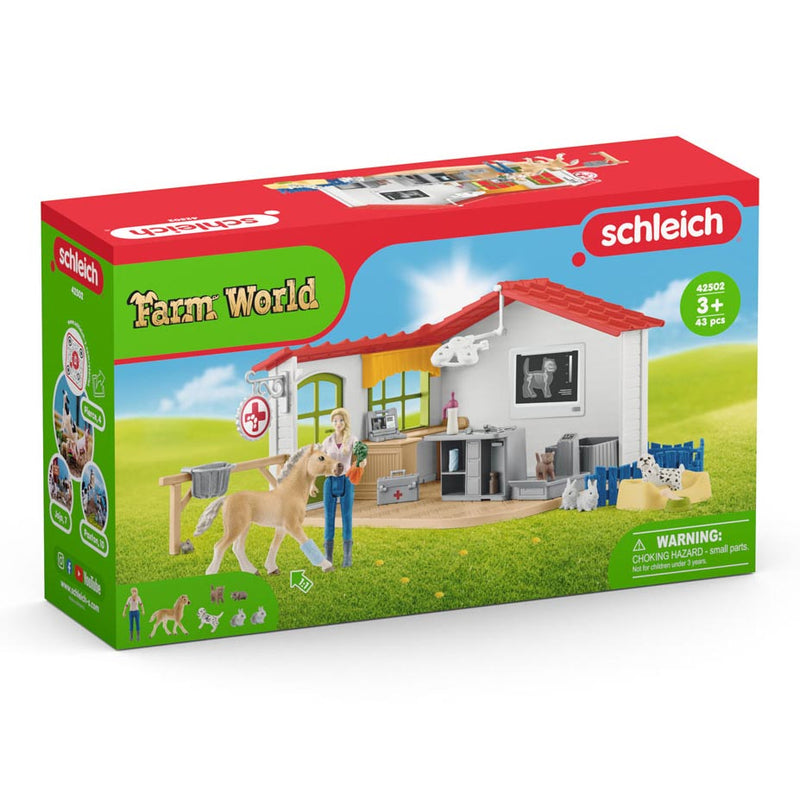 Afbeelding laden in galerijviewer, Schleich farm world dierenartspraktijk met dieren 42502
