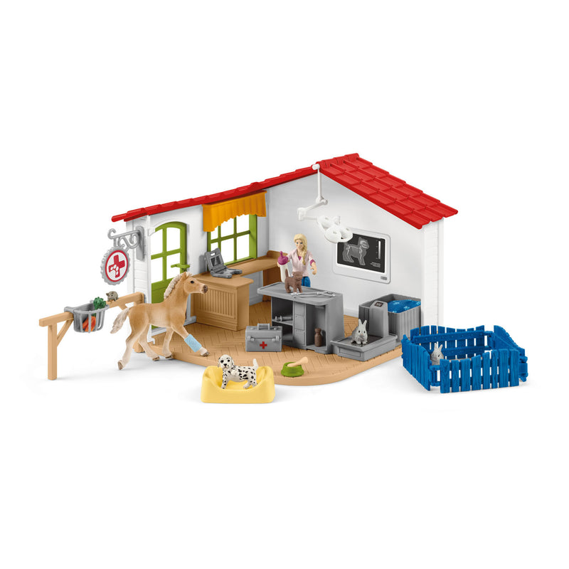 Afbeelding laden in galerijviewer, Schleich farm world dierenartspraktijk met dieren 42502
