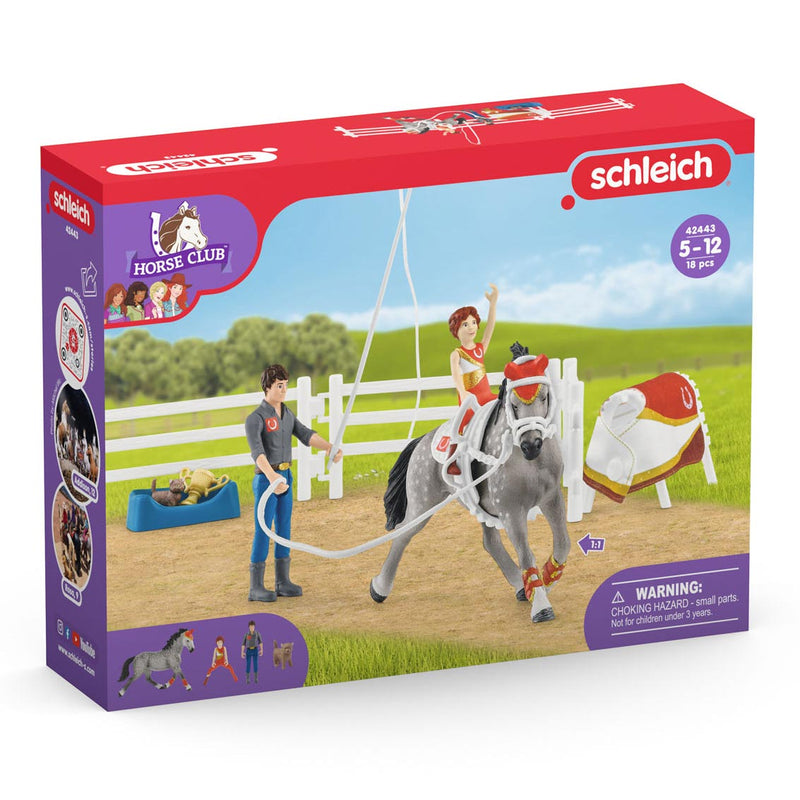 Afbeelding laden in galerijviewer, Schleich Horse Club Mia's voltige rijset
