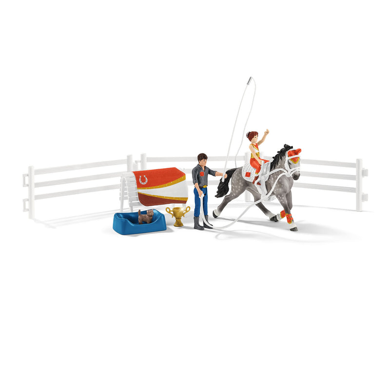Afbeelding laden in galerijviewer, Schleich Horse Club Mia's voltige rijset
