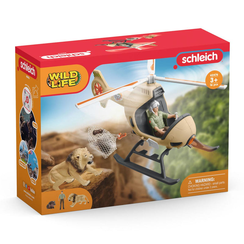 Afbeelding laden in galerijviewer, Schleich WILD LIFE Reddingshelikopter voor Dieren 42476
