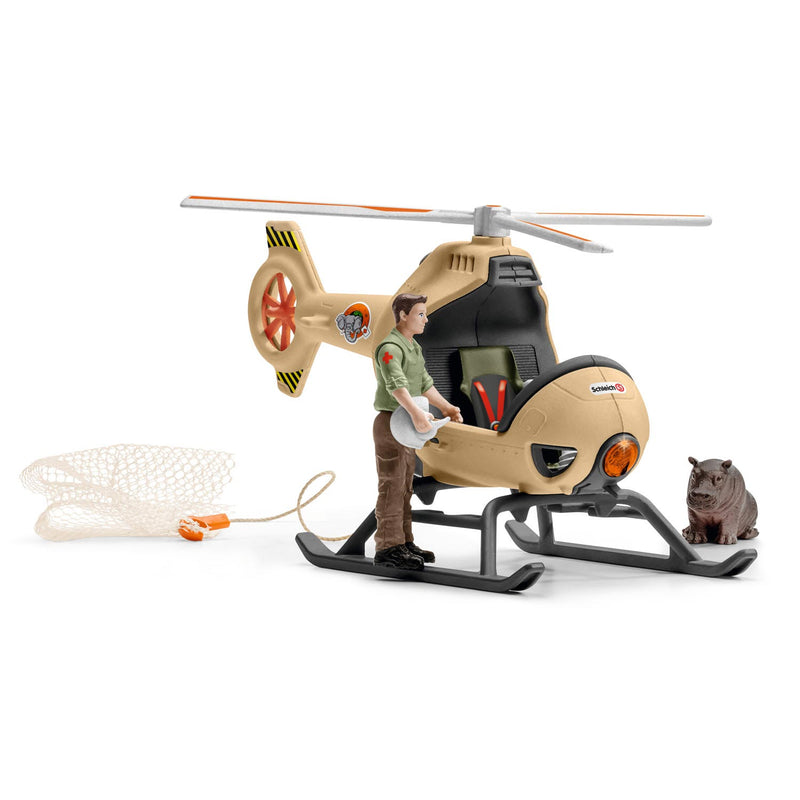 Afbeelding laden in galerijviewer, Schleich WILD LIFE Reddingshelikopter voor Dieren 42476
