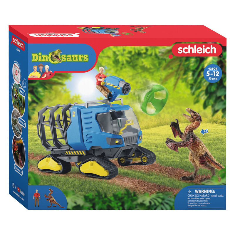 Afbeelding laden in galerijviewer, Schleich dinosaurs terreinvoertuig 42604
