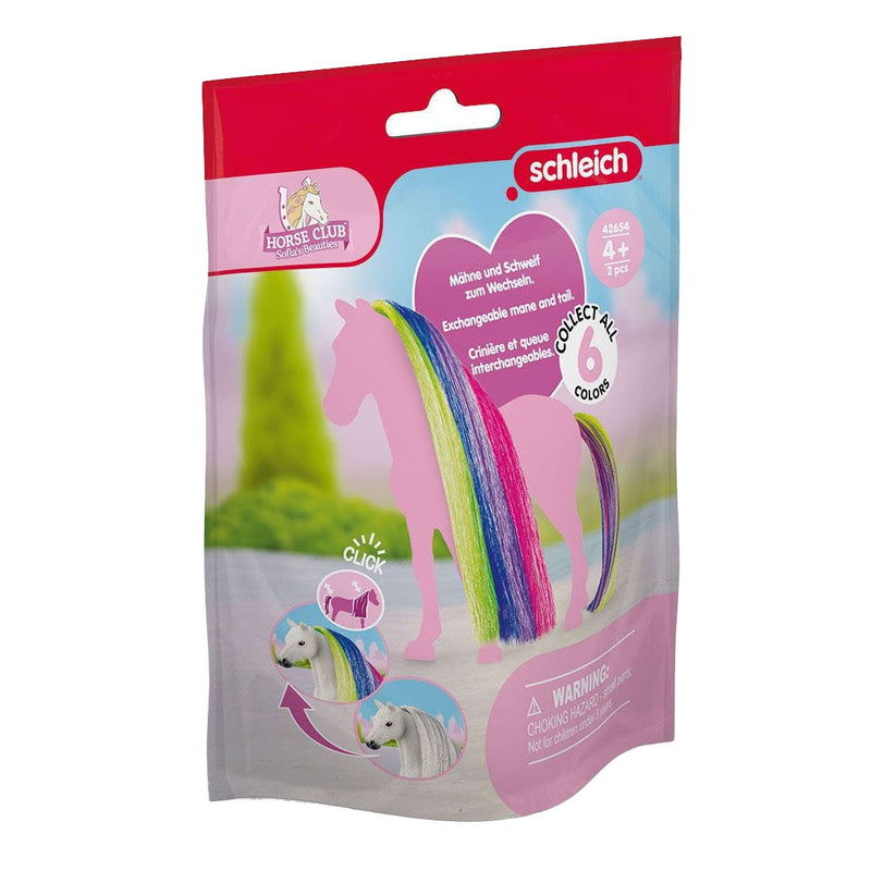 Afbeelding laden in galerijviewer, Schleich horse club haar beauty horses regenboog 42654
