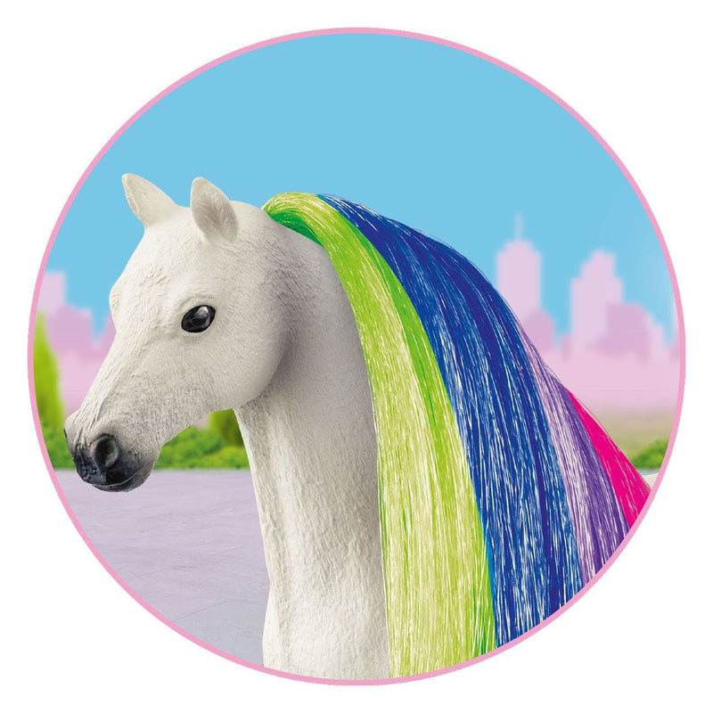 Afbeelding laden in galerijviewer, Schleich horse club haar beauty horses regenboog 42654

