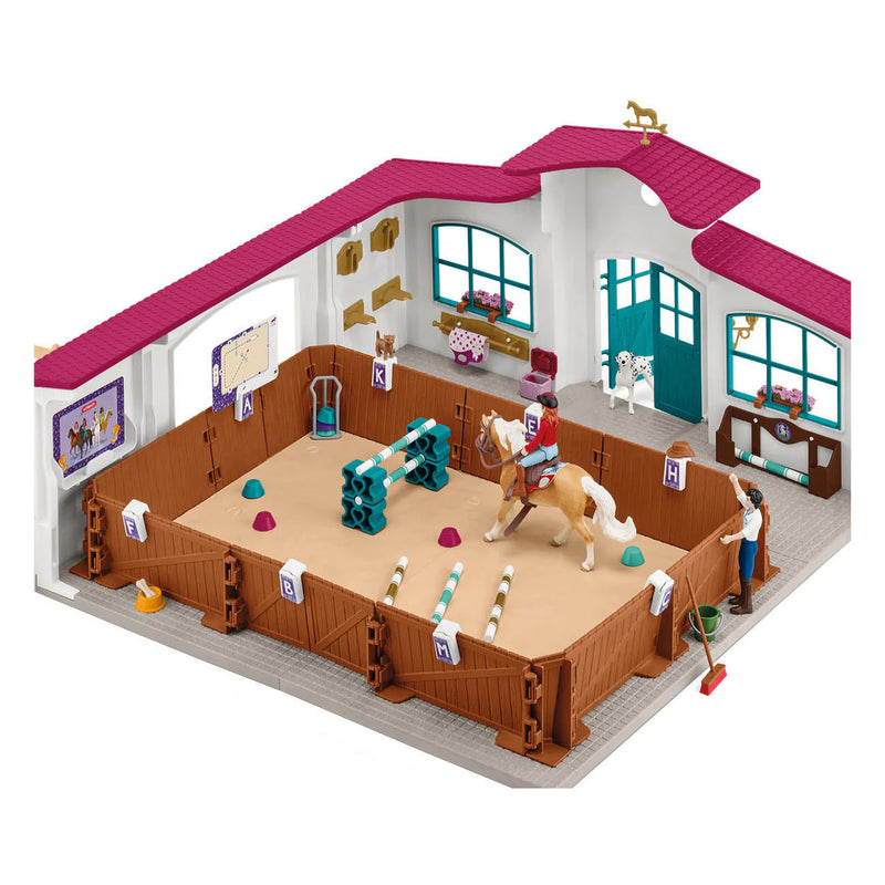 Afbeelding laden in galerijviewer, Schleich horse club rijhal peppertree 42639

