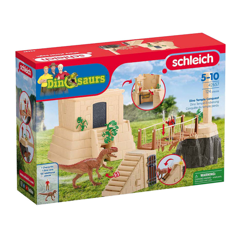 Afbeelding laden in galerijviewer, Schleich dinosaurs dinosaurus tempelverovering 42657
