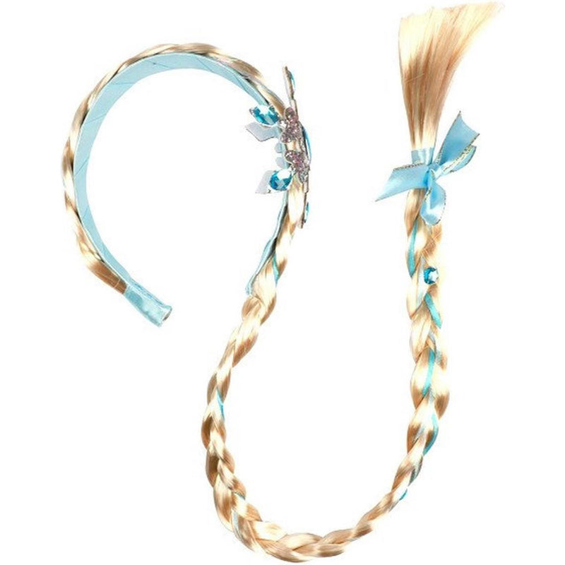 Afbeelding laden in galerijviewer, Toi-toys toi toys ice princess diadeem met lange vlecht met ijskristallen
