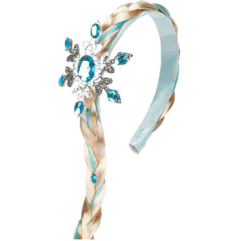Afbeelding laden in galerijviewer, Toi-toys toi toys ice princess diadeem met lange vlecht met ijskristallen
