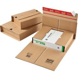 Boekverpakking colompac cp 035.02 bruin karton