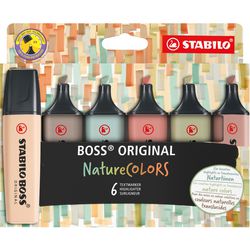 Afbeelding laden in galerijviewer, Stabilo tekstmarker boss original kleurenassortiment beitelpunt 6 stuks
