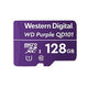 Microsdxc-kaart western digital wd purple 128 gb paars