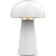 Bureaulamp meet powered by paperflow led visby wit netstroom 135 x 135 x 225 mm