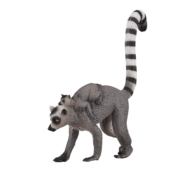 Afbeelding laden in galerijviewer, Mojo wildlife ringstaartmaki met baby - 387237
