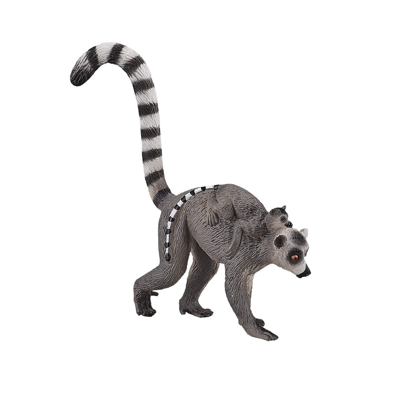 Afbeelding laden in galerijviewer, Mojo wildlife ringstaartmaki met baby - 387237
