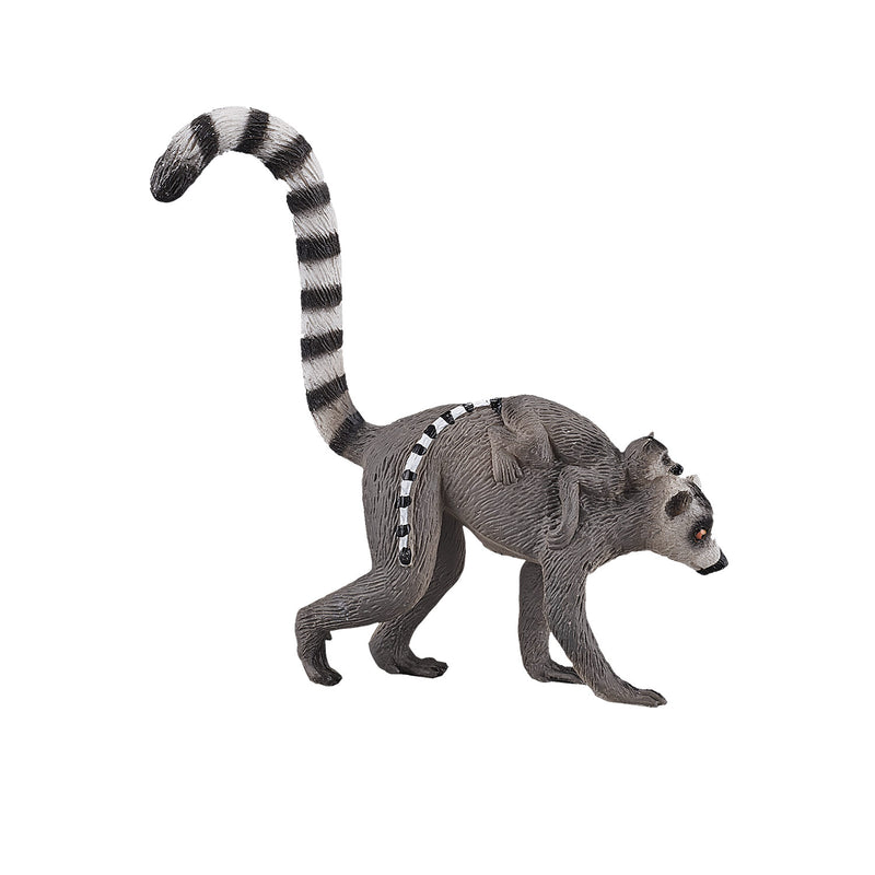 Afbeelding laden in galerijviewer, Mojo wildlife ringstaartmaki met baby - 387237
