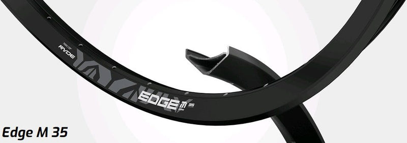 Afbeelding laden in galerijviewer, Abi ryde velg edge m35 28 622-35 32g zwart
