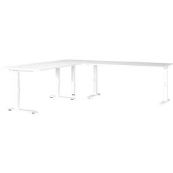 Hoekbureau germania 7898-84uk wit c-voet