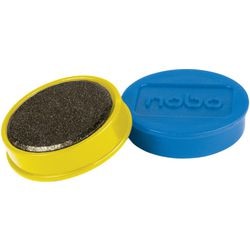 Whiteboard-magneten nobo 1915304 kleurenassortiment magnetisch