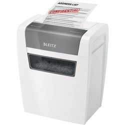 Leitz iq home papierversnipperaar - p4 snippers - tot 6 vel - 15l - wit
