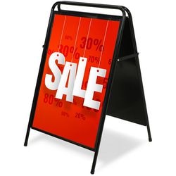 Stoepbord showdown zpes70x100bl
