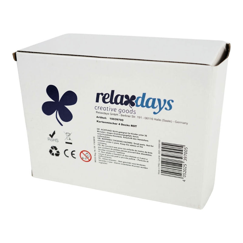 Afbeelding laden in galerijviewer, Relaxdays kaartenschudmachine
