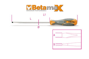 Beta sleufschroevendraaier 8x150mm 1290