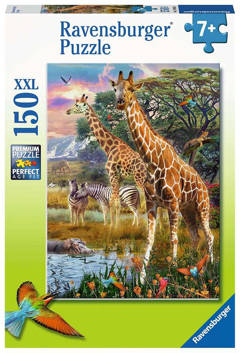 Afbeelding laden in galerijviewer, Ravensburger puzzel kleurrijke savanne - legpuzzel - 150 stukjes
