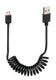 Lampa kabel lampa krulkabel micro usb 1 meter zwart